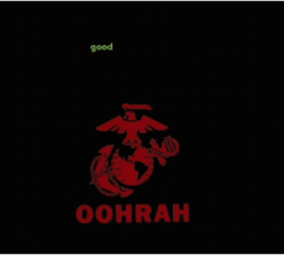 Good Morning Oohrah Eagle GIF