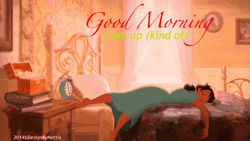 Good Morning Princess Lazy GIF