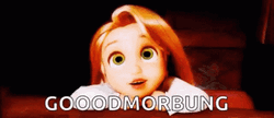 Good Morning Princess Rapunzel Tangled Movie GIF