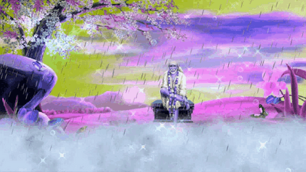 Good Morning Rainy Day Sai Baba Staring GIF
