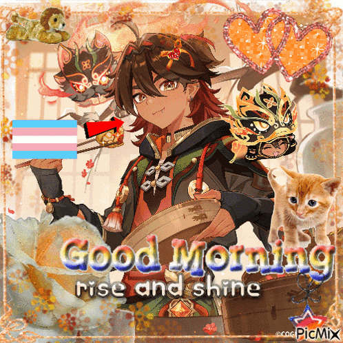 Good Morning Rise And Shine Card GIF