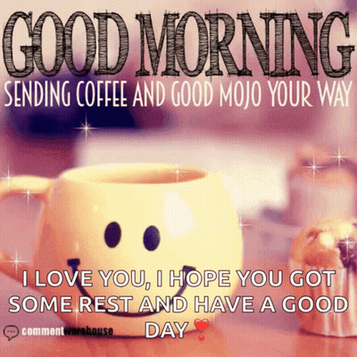 Good Morning Sending Coffee And Good Mojo GIF