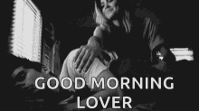 Good Morning Sexy Lover Back Hug GIF