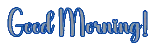Good Morning Sign Sticker