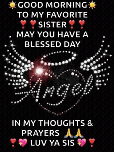 Good Morning Sister Blessings GIF