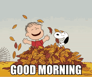 Good Morning Snoopy GIF