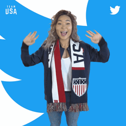 Good Morning Snow Winter Olympics GIF