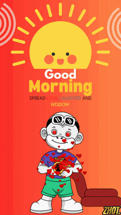 Good Morning Spread Love Laughter Wisdom GIF