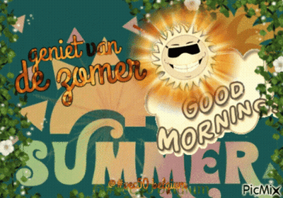Good Morning Summer Sun GIF