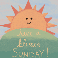 Good Morning Sunday Blessed Day Smiling Sun GIF