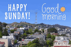 Good Morning Sunday Busy City View GIF