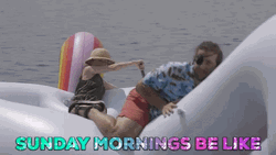Good Morning Sunday Chaotic Beach Day GIF