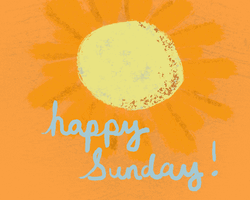 Good Morning Sunday Pastel Yellow Sunflower Animation