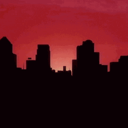 Good Morning Sunrise Funny Pizza City Buildings GIF