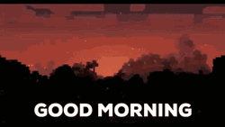Good Morning Sunrise Sun Red Sky GIF
