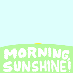 Good Morning Sunshine Hill Sunrise GIF