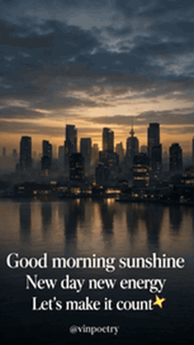 Good Morning Sunshine New Day New Energy GIF