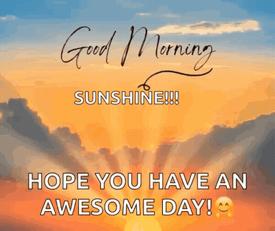 Good Morning Sunshine GIF