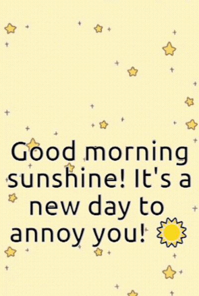 Good Morning Sunshine GIF