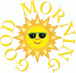 Good Morning Sunshine Swag Sun GIF