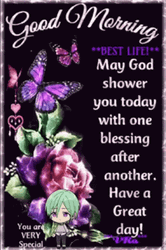 Good Morning Sweetheart May God Shower GIF