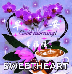 Good Morning Sweetheart Sparkling GIF