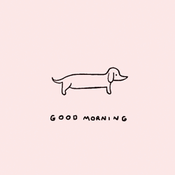 Good Morning Sweetheart Stretching Dog GIF
