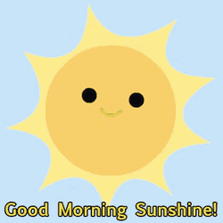 Good Morning Sweetheart Sunshine Animation GIF