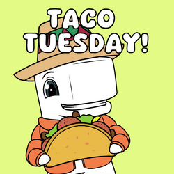 Good Morning Taco Tuesday Happy Cartoon Whale GIF