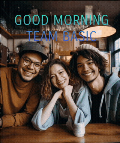 Good Morning Team Basic Group At Table GIF