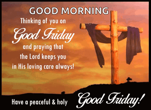 Good Morning Thinking Of You Prayer Poster GIF