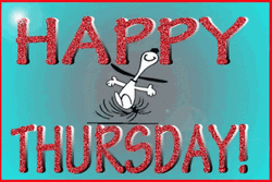 Good Morning Thursday Happy Cartoon Celebrating