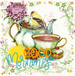 Good Morning Thursday Hot Coffee Animation GIF