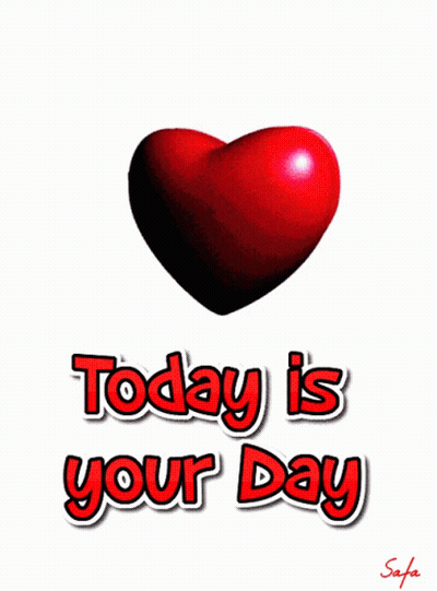Good Morning Today Is Your Day Greeting Card GIF