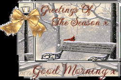 Good Morning Winter Digital Text Greetings