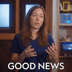 Good News Doctor Michelle Oakley  GIF