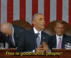 Good News People Barrack Obama GIF