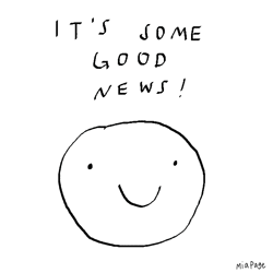 Good News Simple Smiley Face Icon GIF