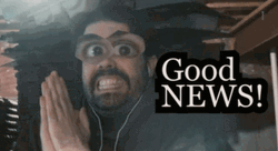 Good News Wide Eyes Praying GIF