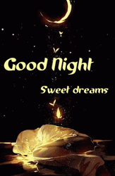 Good Night And Sweet Dreams Anime Girl Sleeping GIF 