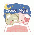 Good Night Animated Sugar Cubs GIF