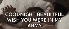 Good Night Beautiful Couple Cuddling On Bed GIF