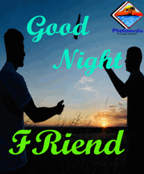 Good Night Friend Guy Friends Silhouette