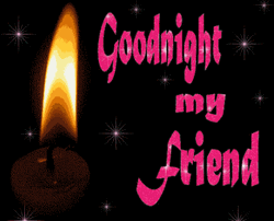 Good Night Friends Shimmering Night Stars