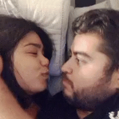 Good Night Funny Kiss Attack GIF