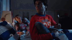 Good Night Funny Scared Guy GIF