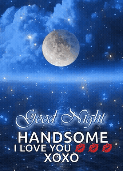 Good Night Handsome I Love You Xoxo GIF