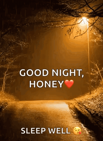 Good Night Honey Sleep Well Poster GIF