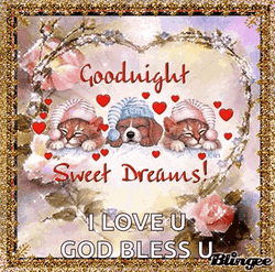 Good Night I Love You And God Bless GIF