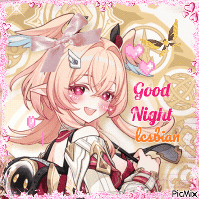 Good Night Lesbian Girl GIF